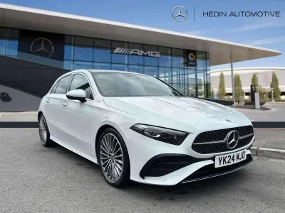 Used Mercedes A200 AMG Line Premium Plus 163 HP (119 kW) 2024 White Hatchback