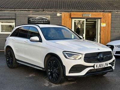 White Used 2020 Mercedes GLC220 AMG line SUV | £21,995 (Fair price)