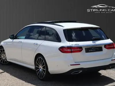 Used Mercedes E300 AMG line 245 HP (180 kW) 2020 White Estate