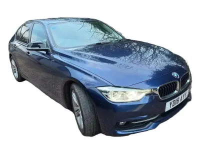 Used BMW 320 Sport Line 184 HP (135 kW) 2018 Blue Sedan