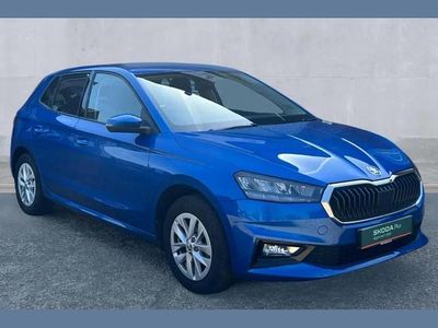 Used Skoda Fabia Comfort 110 HP (80 kW) 2023 Race blue metallic Hatchback