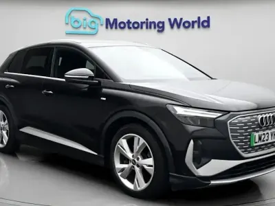 Used Audi Q4 e-tron S-Line 125 kW (170 HP) 2022 Black SUV