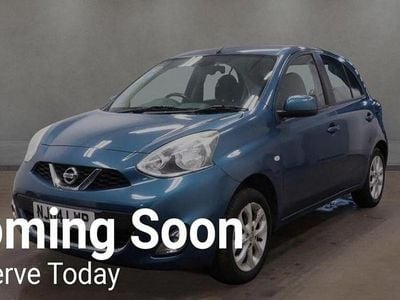 Used Nissan Micra Acenta 80 HP (58 kW) 2014 Blue Hatchback