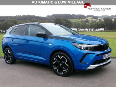 Used Vauxhall Grandland X Ultimate 130 HP (95 kW) 2022 Blue SUV