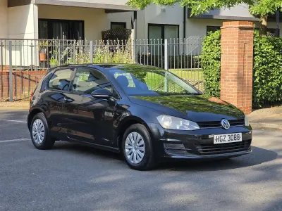 Used VW Golf VII S 85 HP (62 kW) 2014 Black Hatchback