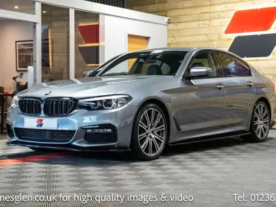 Used BMW 540 M Sport 340 HP (250 kW) 2018 Blue Sedan