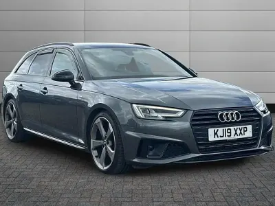 Used Audi A4 Black Edition 190 HP (139 kW) 2019 Daytona grey Estate