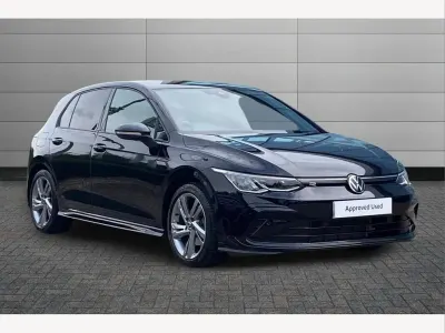 Used VW Golf VIII R-line 150 HP (110 kW) 2021 Black Hatchback