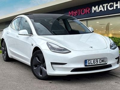 Used Tesla Model 3 Long Range AWD 254 kW (346 HP) 2019 White Sedan