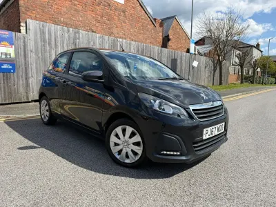 Used Peugeot 108 Active 68 HP (50 kW) 2017 Black Hatchback