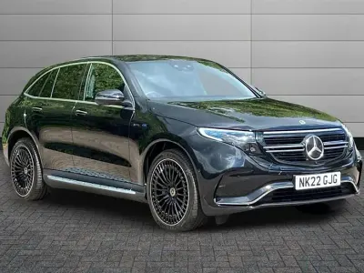 Used Mercedes EQC400 AMG Line Premium Plus 300 kW (408 HP) 2022 Obsidian black SUV