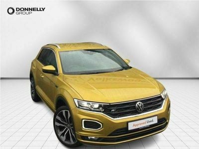 Used VW T-Roc R-line 148 HP (108 kW) 2021 Yellow SUV