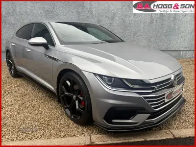 Used VW Arteon R-line 150 HP (110 kW) 2018 Silver Hatchback
