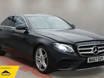 Used Mercedes E220 AMG line 2017 Black Sedan