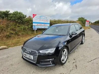 Used Audi A4 S-Line 150 HP (110 kW) 2017 Black Estate