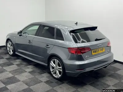 Begagnad Audi A3 S-Line 116 HK (85 kW) 2020 Grå Sedan