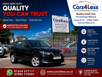Used Nissan Qashqai Acenta 115 HP (84 kW) 2017 Black SUV