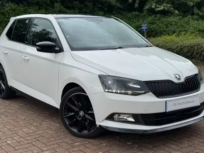Used Skoda Fabia Monte Carlo 90 HP (66 kW) 2016 White Hatchback