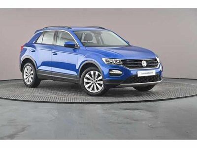 Used VW T-Roc SE 115 HP (84 kW) 2020 Blue SUV