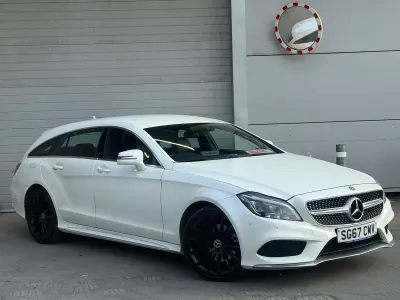 Used Mercedes CLS220 AMG line 177 HP (130 kW) 2017 White Coupe