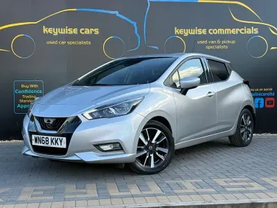Used Nissan Micra N-Connecta 90 HP (66 kW) 2019 Silver Hatchback
