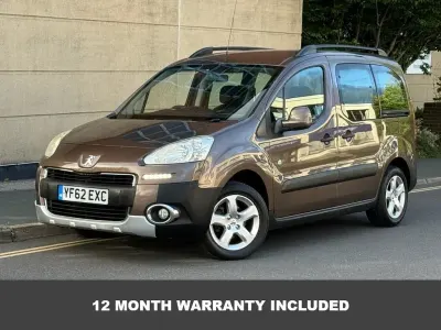 Used Peugeot Partner Tepee Outdoor 115 HP (84 kW) 2012 Brown MPV