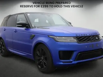 Second-hand Land Rover Range Rover Sport Dynamic 404 CP (297 kW) 2021 Albastru SUV