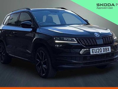Used Skoda Karoq SportLine 140 HP (102 kW) 2020 Black magic pearl effect SUV