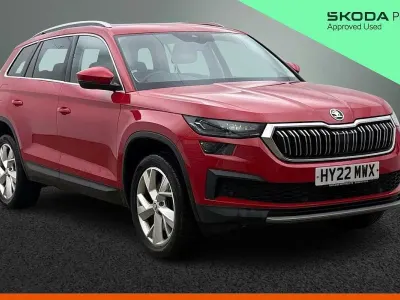 Used Skoda Kodiaq SE L 150 HP (110 kW) 2022 Velvet red metallic SUV