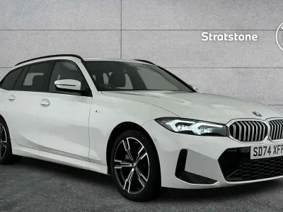 Used BMW 330e M Sport 288 HP (211 kW) 2024 White Estate