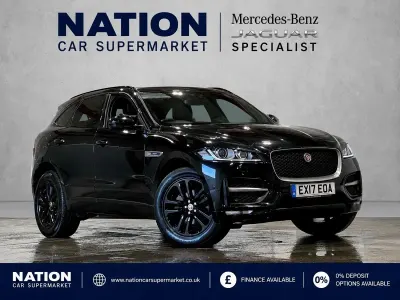 Used Jaguar F-Pace R-Sport 180 HP (132 kW) 2017 Black SUV