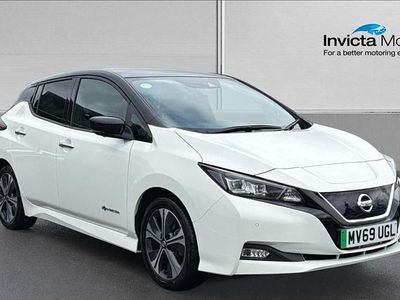 Begagnad Nissan Leaf Tekna 110 kW (150 HK) 2019 Vit Halvkombi