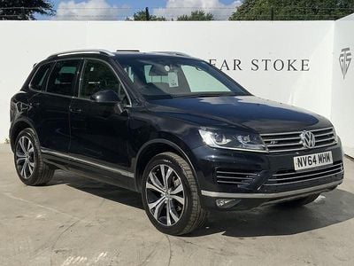 Black Used 2014 VW Touareg R-line SUV | £10,995 (Fair price)