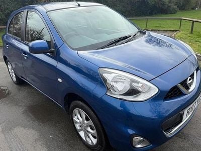 Used Nissan Micra Acenta 80 HP (58 kW) 2017 Blue Hatchback