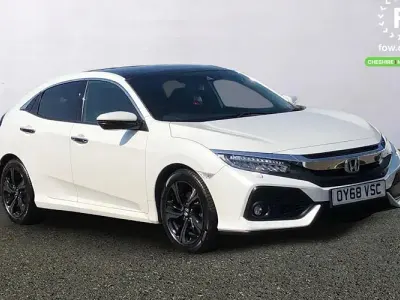 Used Honda Civic Prestige 182 HP (133 kW) 2018 White Hatchback