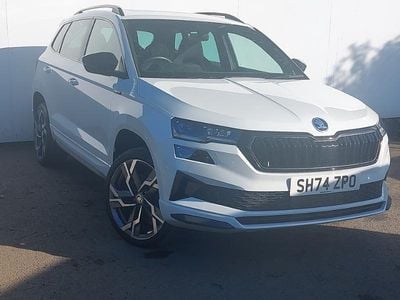 Used Skoda Karoq SportLine 150 HP (110 kW) 2024 White SUV