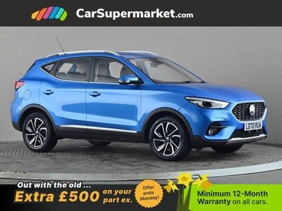 Used MG ZS Exclusive 106 HP (77 kW) 2020 Blue Hatchback