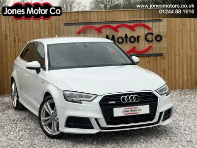 Used Audi A3 Sportback S-Line 150 HP (110 kW) 2017 White Hatchback