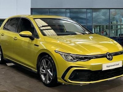 Used VW Golf VIII R-line 150 HP (110 kW) 2022 Lime yellow metallic Hatchback