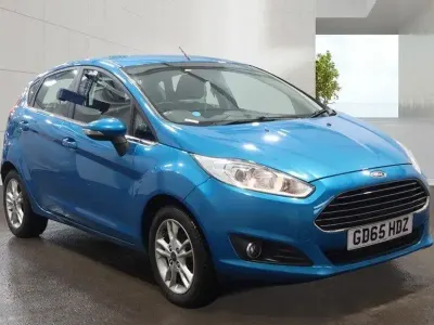 Used Ford Fiesta Zetec 2015 Blue Hatchback