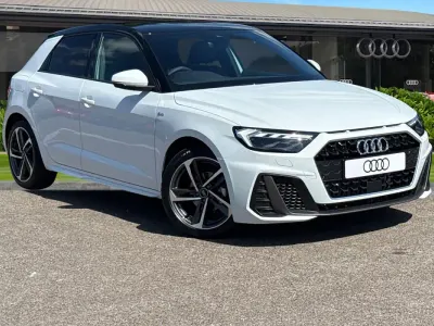 New Audi A1 Sportback S-Line 2026 White Hatchback