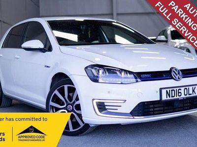 Used VW Golf VII GTE 204 HP (150 kW) 2016 White Hatchback