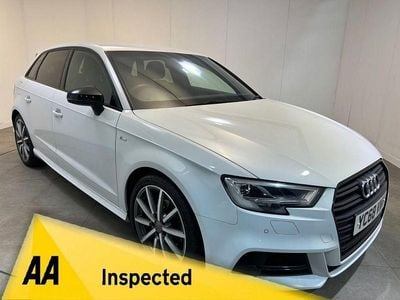 White Used 2018 Audi A3 Sportback Black Edition Hatchback | £13,880 (Fair price)
