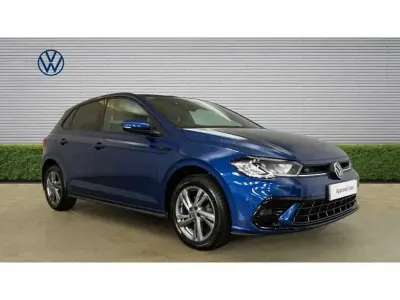 Begagnad VW Polo R-line 110 HK (80 kW) 2024 Blå Halvkombi