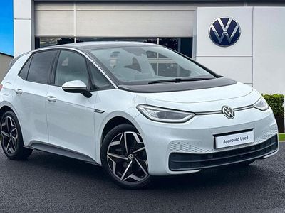 Used VW ID.3 Pro 150 kW (204 HP) 2020 White Hatchback
