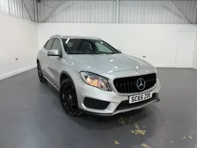 Used Mercedes GLA220 AMG line 177 HP (130 kW) 2015 Silver SUV
