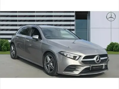 Used Mercedes A200 AMG Line Premium 161 HP (118 kW) 2019 Silver Hatchback