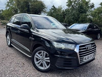 Black Used 2016 Audi Q7 S-Line SUV | £15,750 (Fair price)