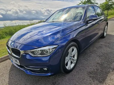 Used BMW 318 Sport Line 136 HP (100 kW) 2019 Blue Sedan