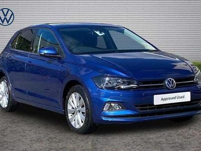 Used VW Polo Match 95 HP (69 kW) 2020 Blue Hatchback
